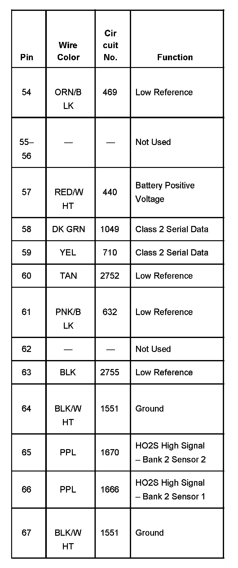 Factory service manual diagram