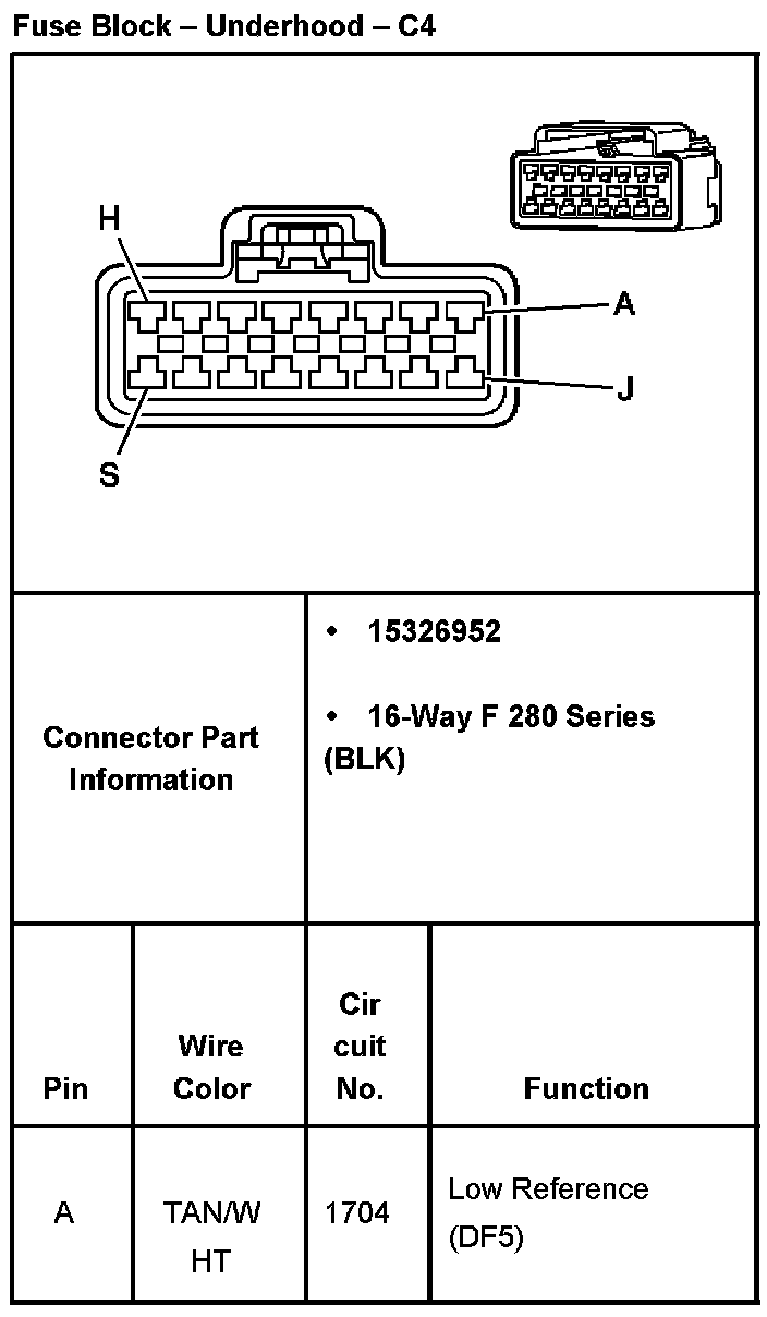 Factory service manual diagram