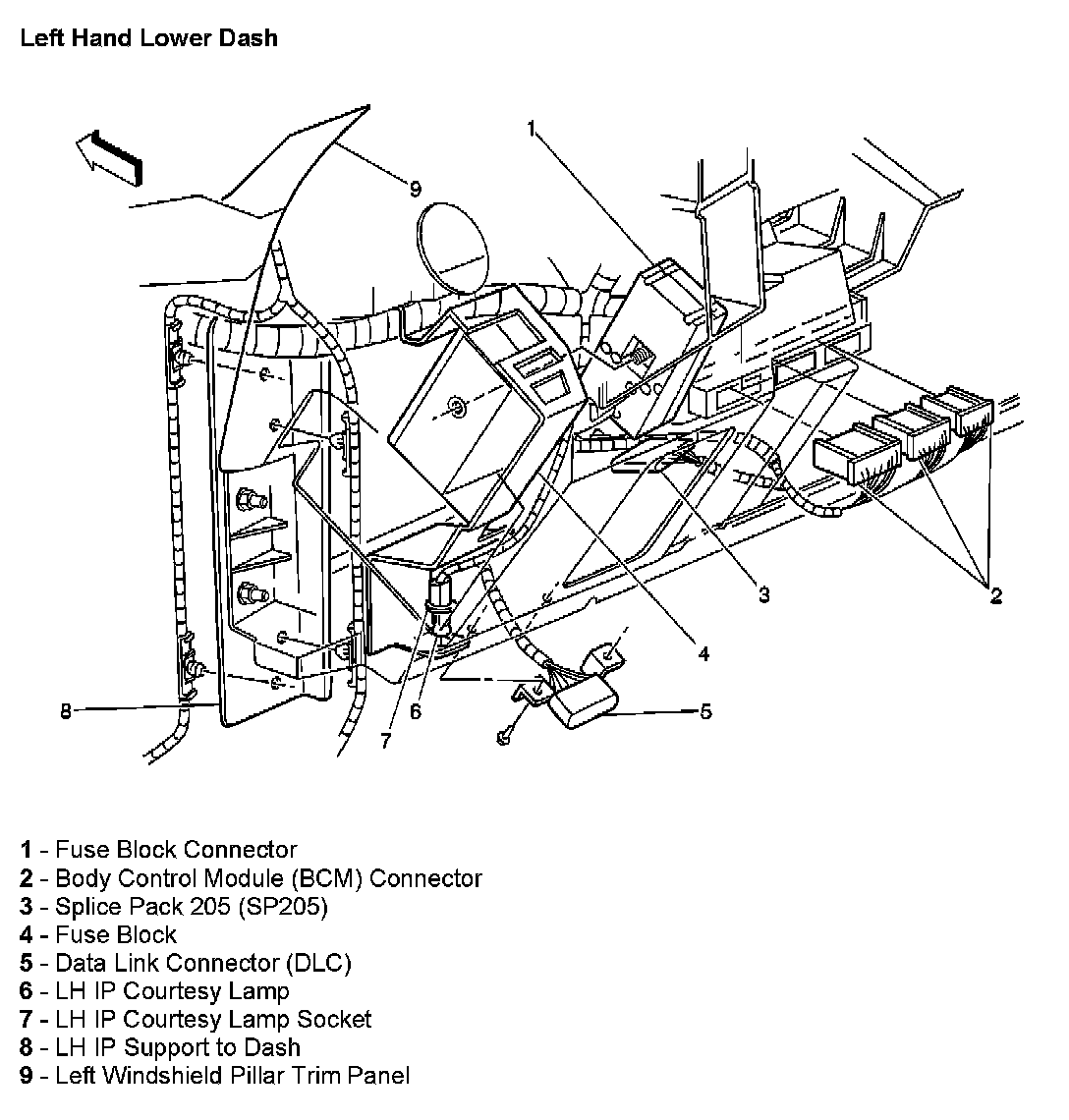 Factory service manual diagram
