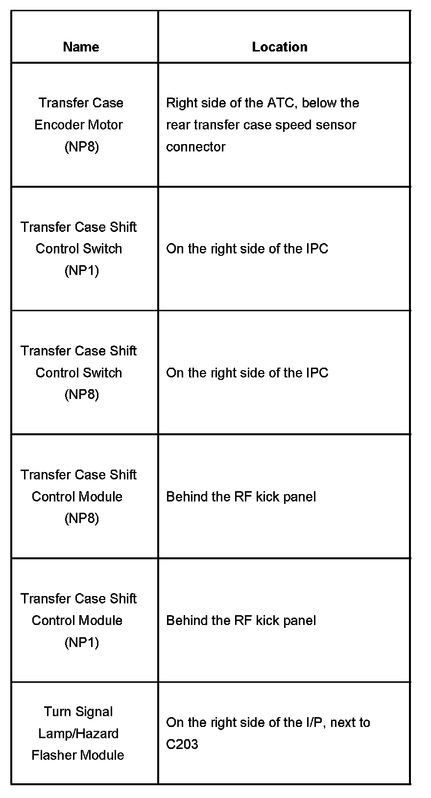 Factory service manual diagram