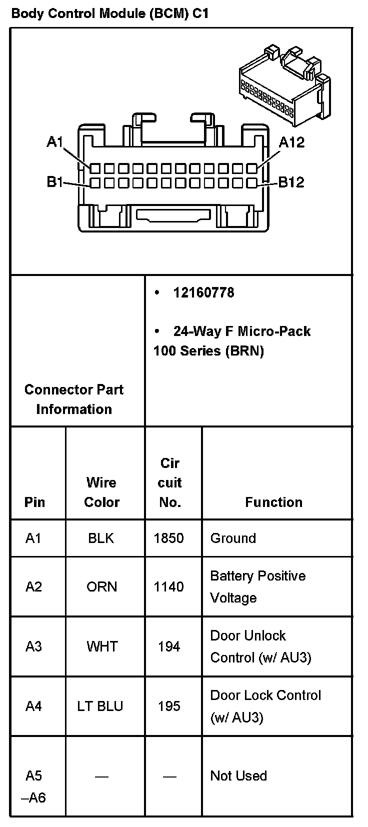 Factory service manual diagram