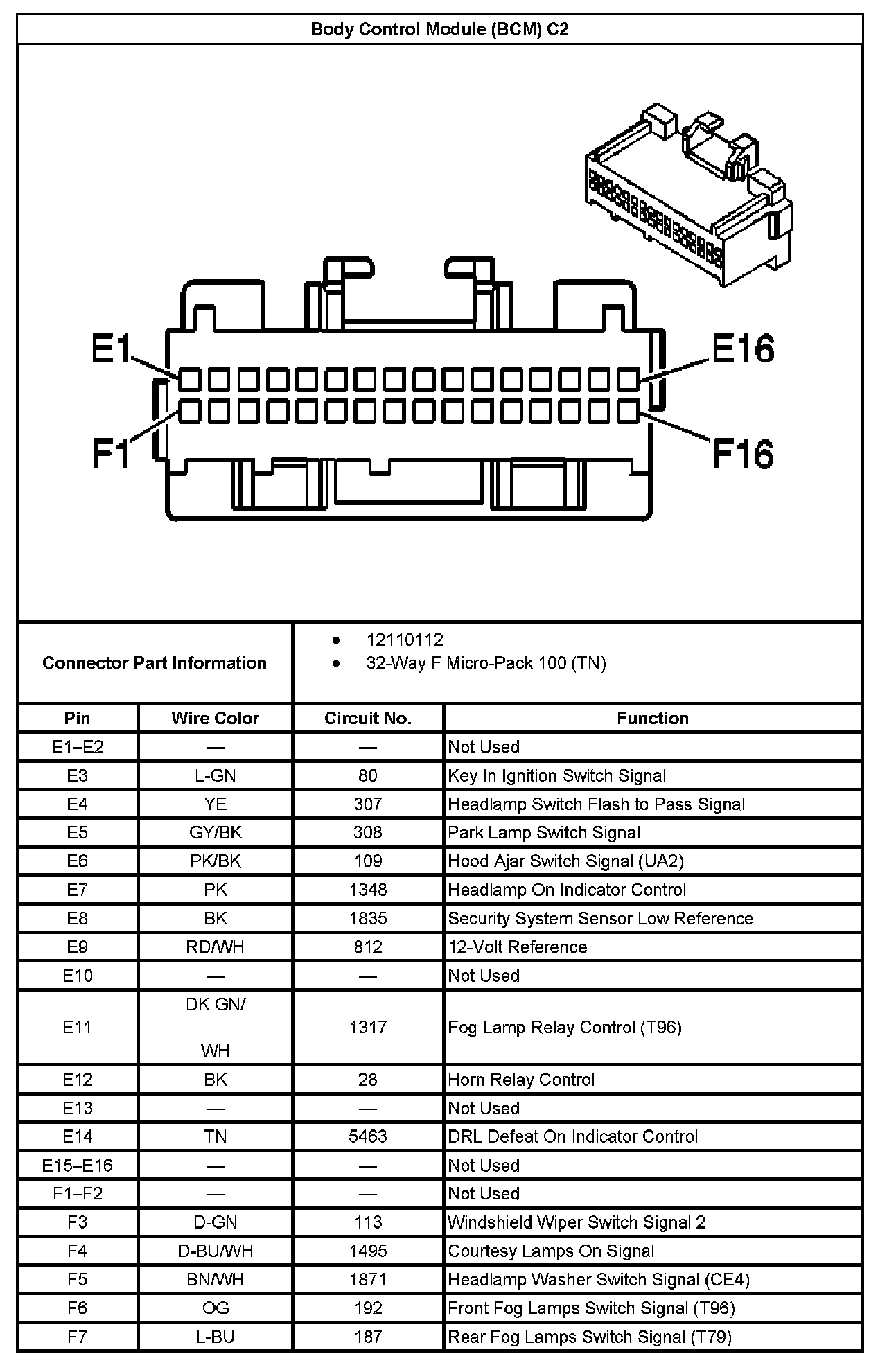 Factory service manual diagram