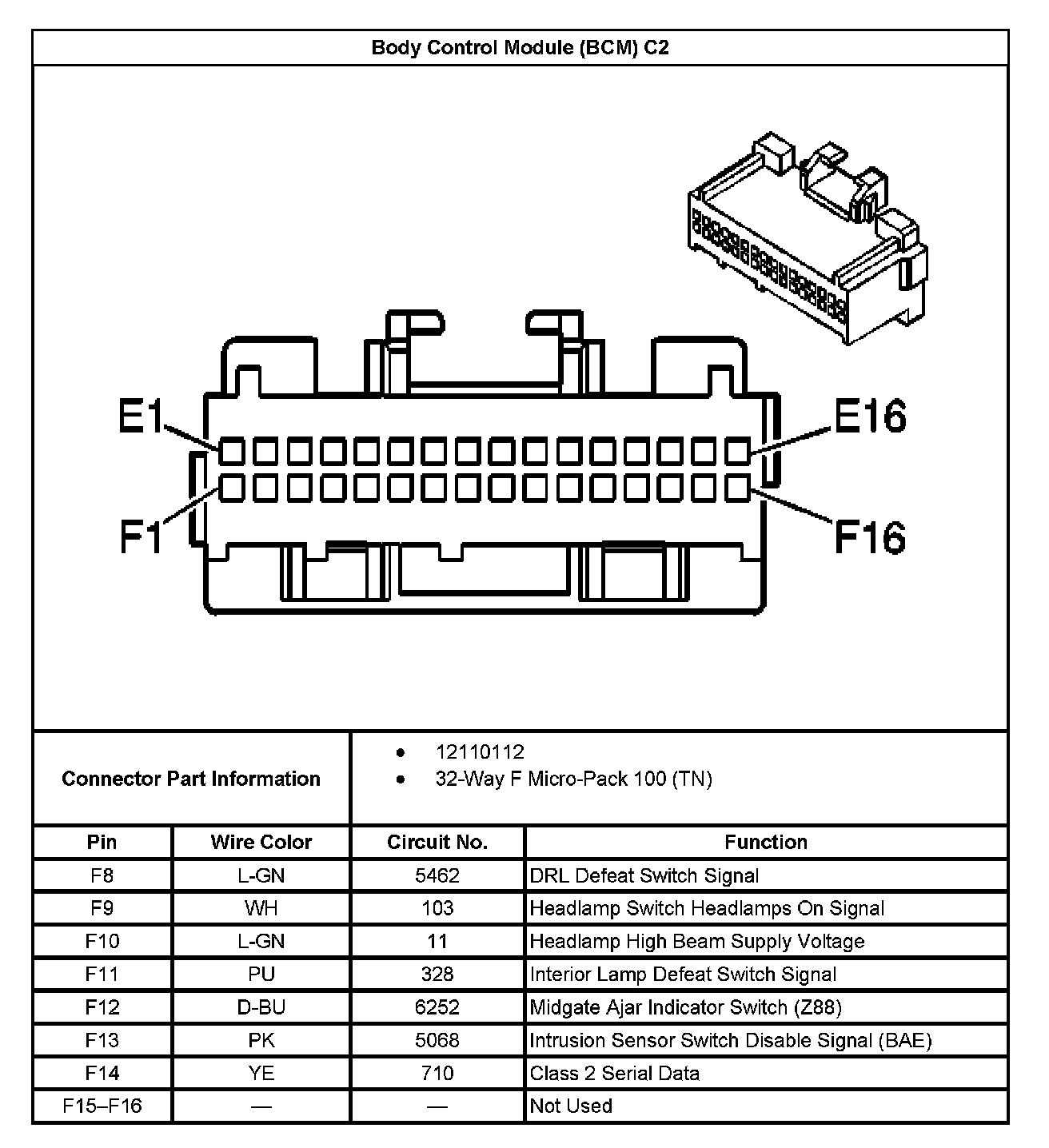 Factory service manual diagram