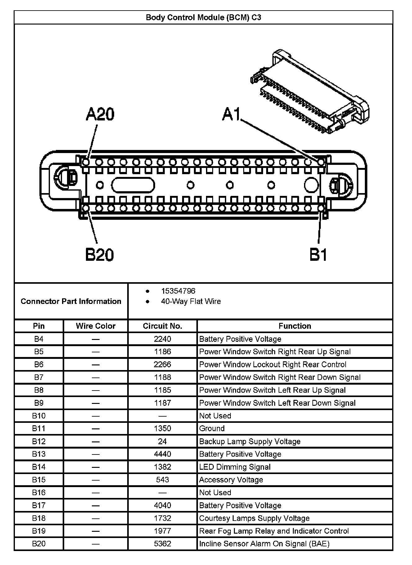 Factory service manual diagram