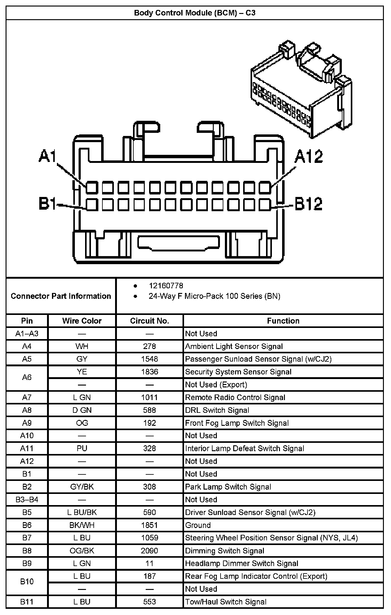 Factory service manual diagram