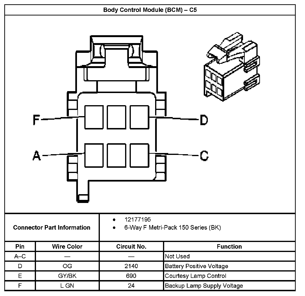Factory service manual diagram