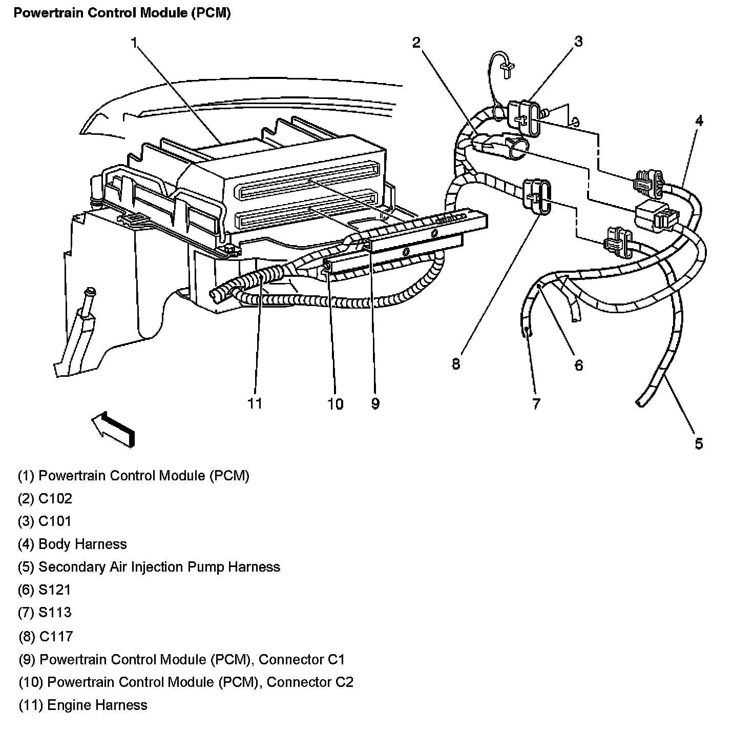 Factory service manual diagram