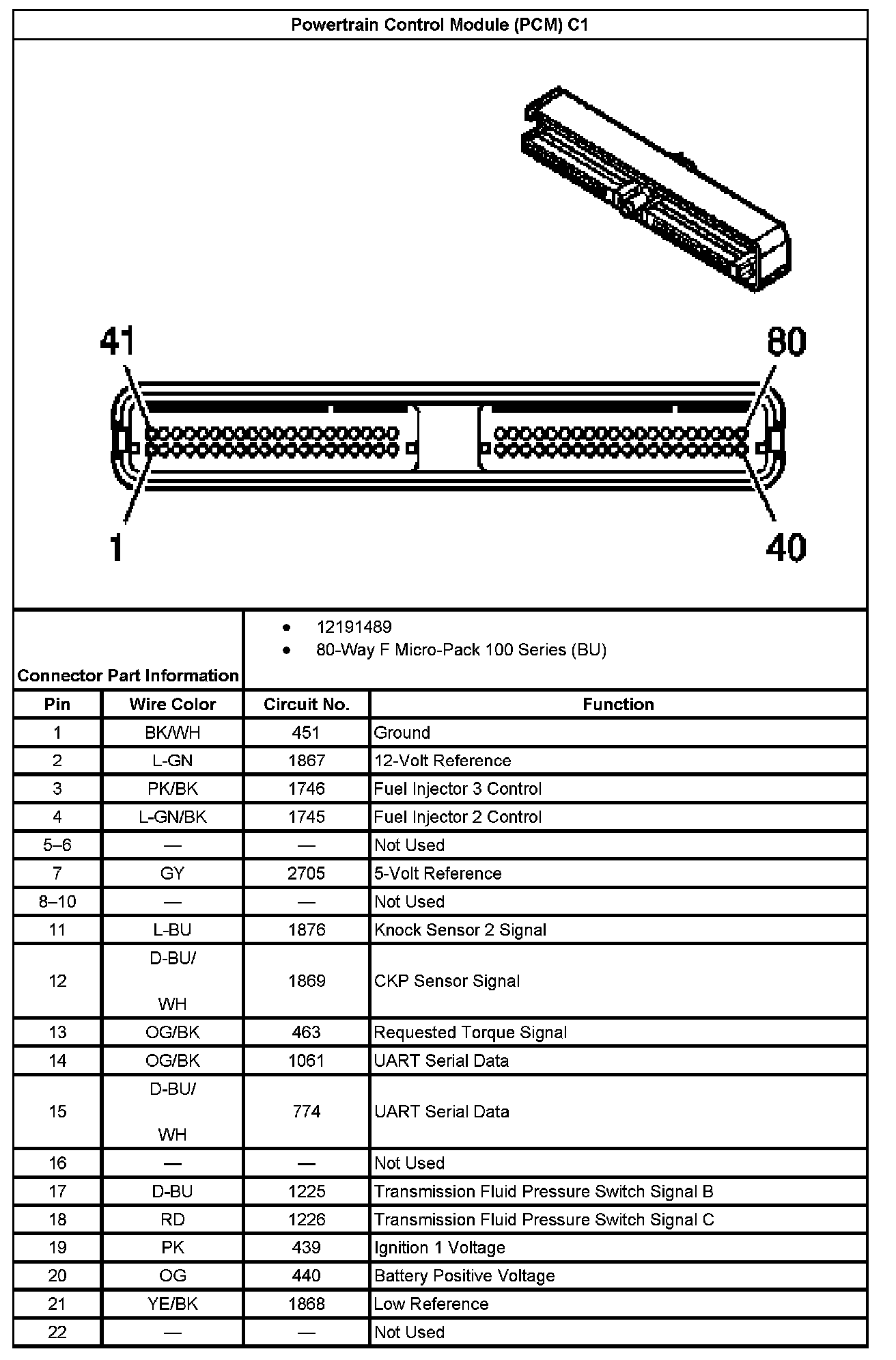 Factory service manual diagram