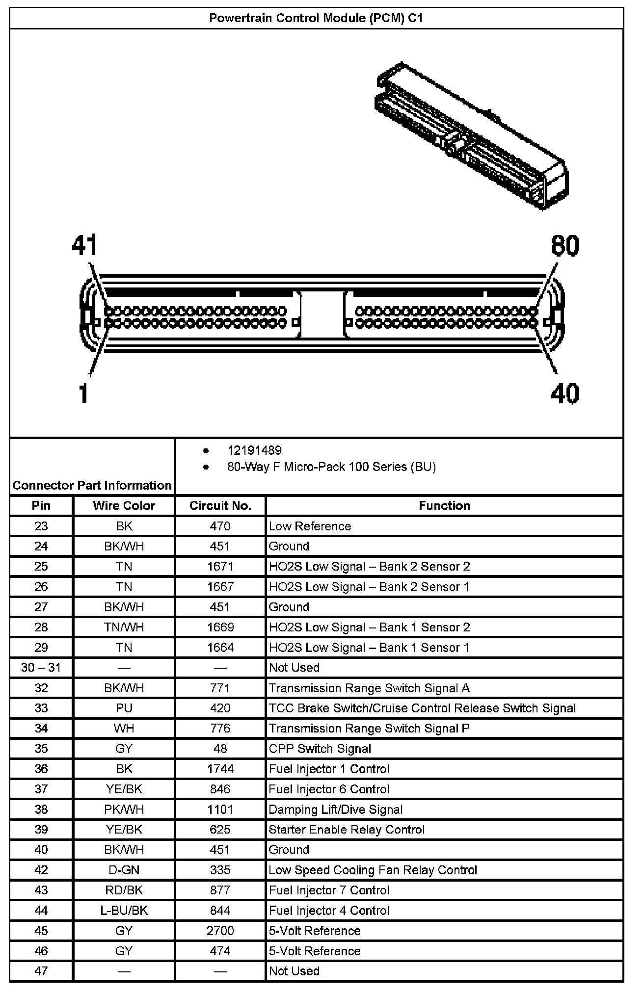 Factory service manual diagram