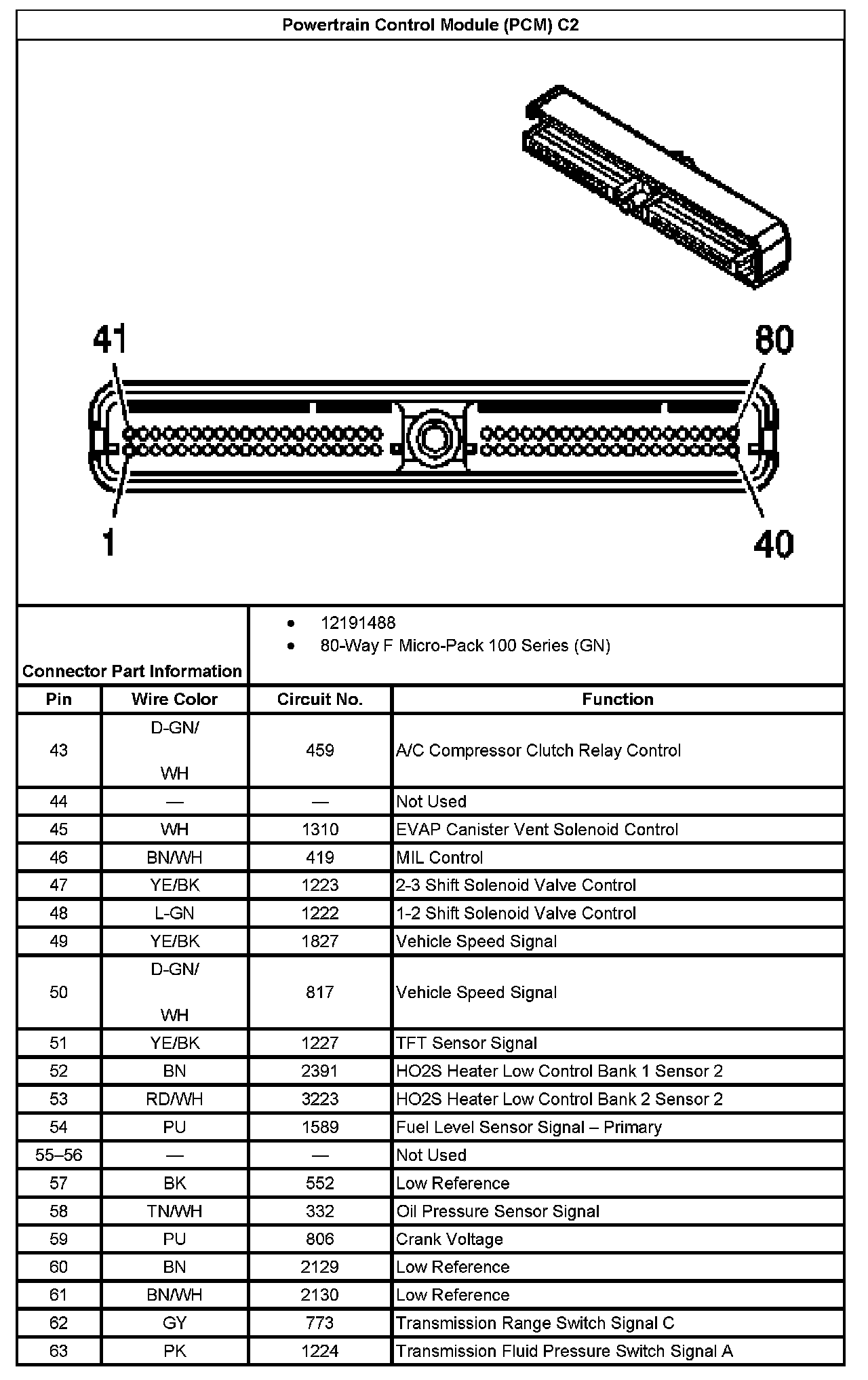 Factory service manual diagram