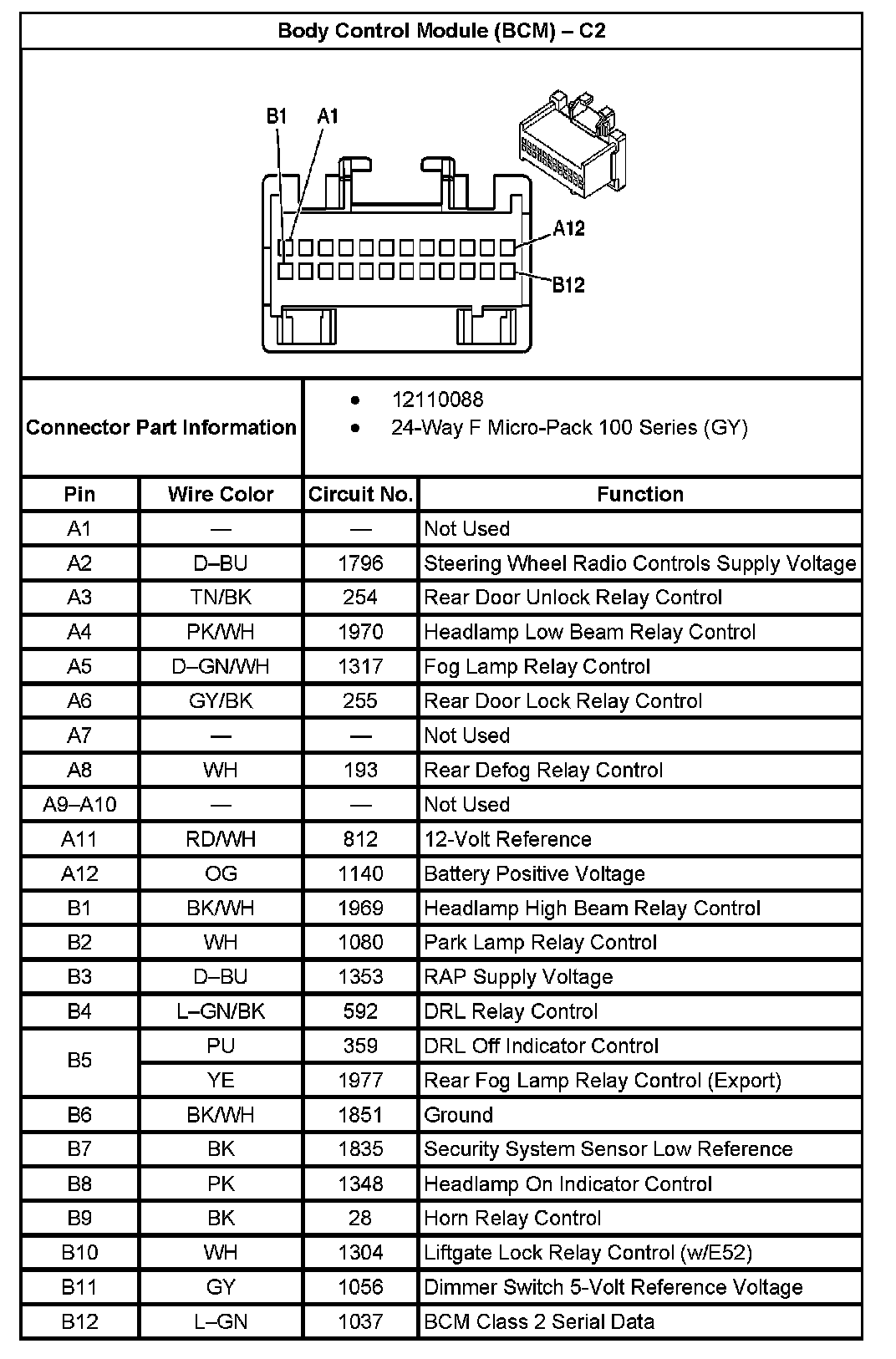 Factory service manual diagram