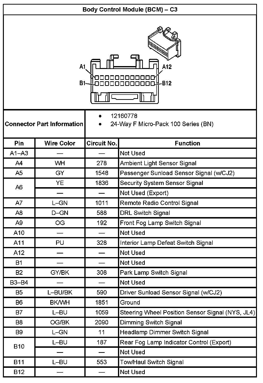 Factory service manual diagram