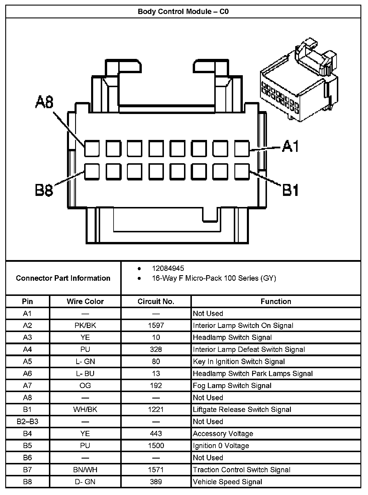 Factory service manual diagram