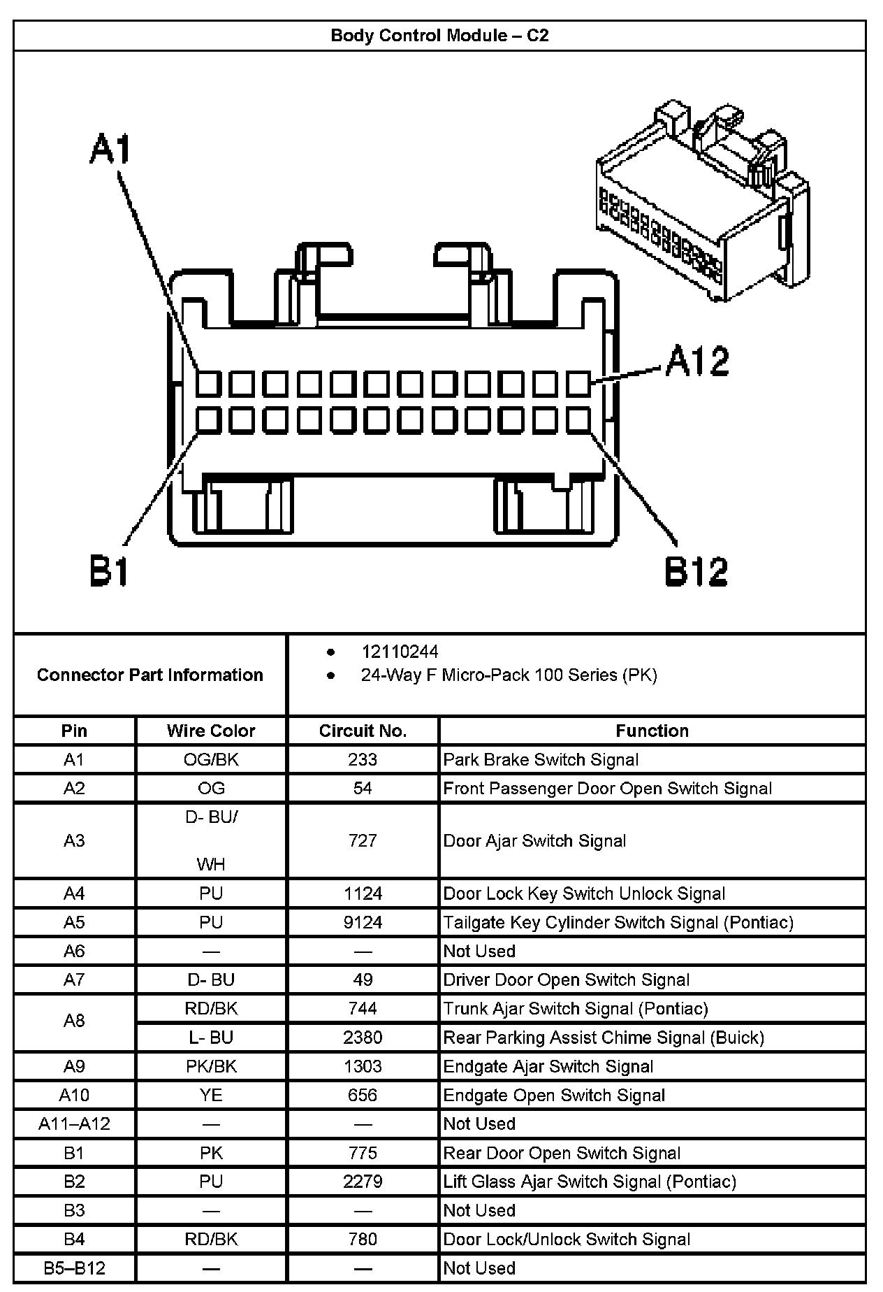Factory service manual diagram