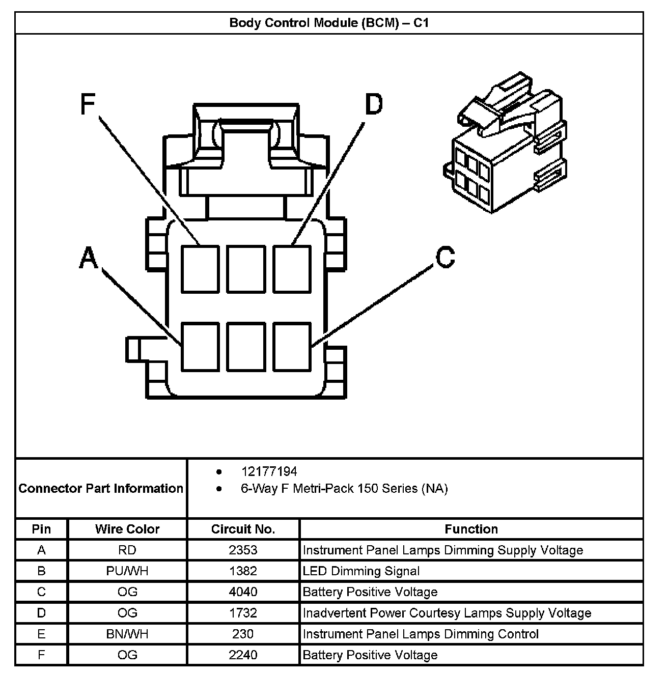 Factory service manual diagram