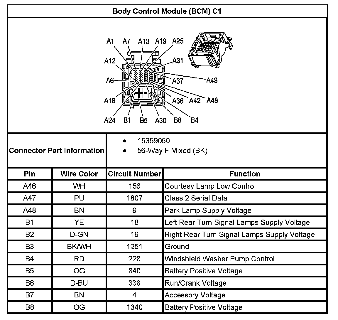 Factory service manual diagram