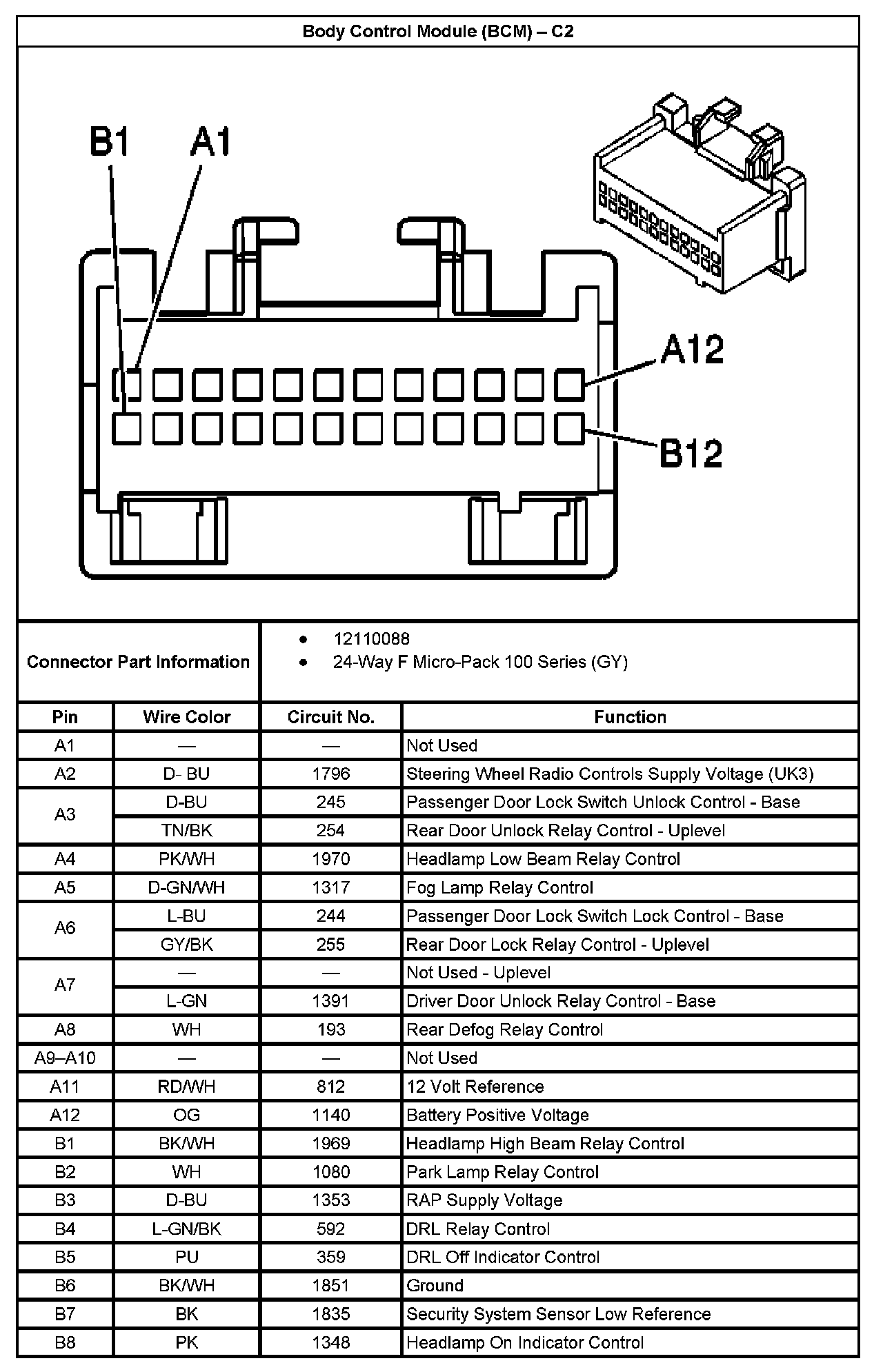Factory service manual diagram
