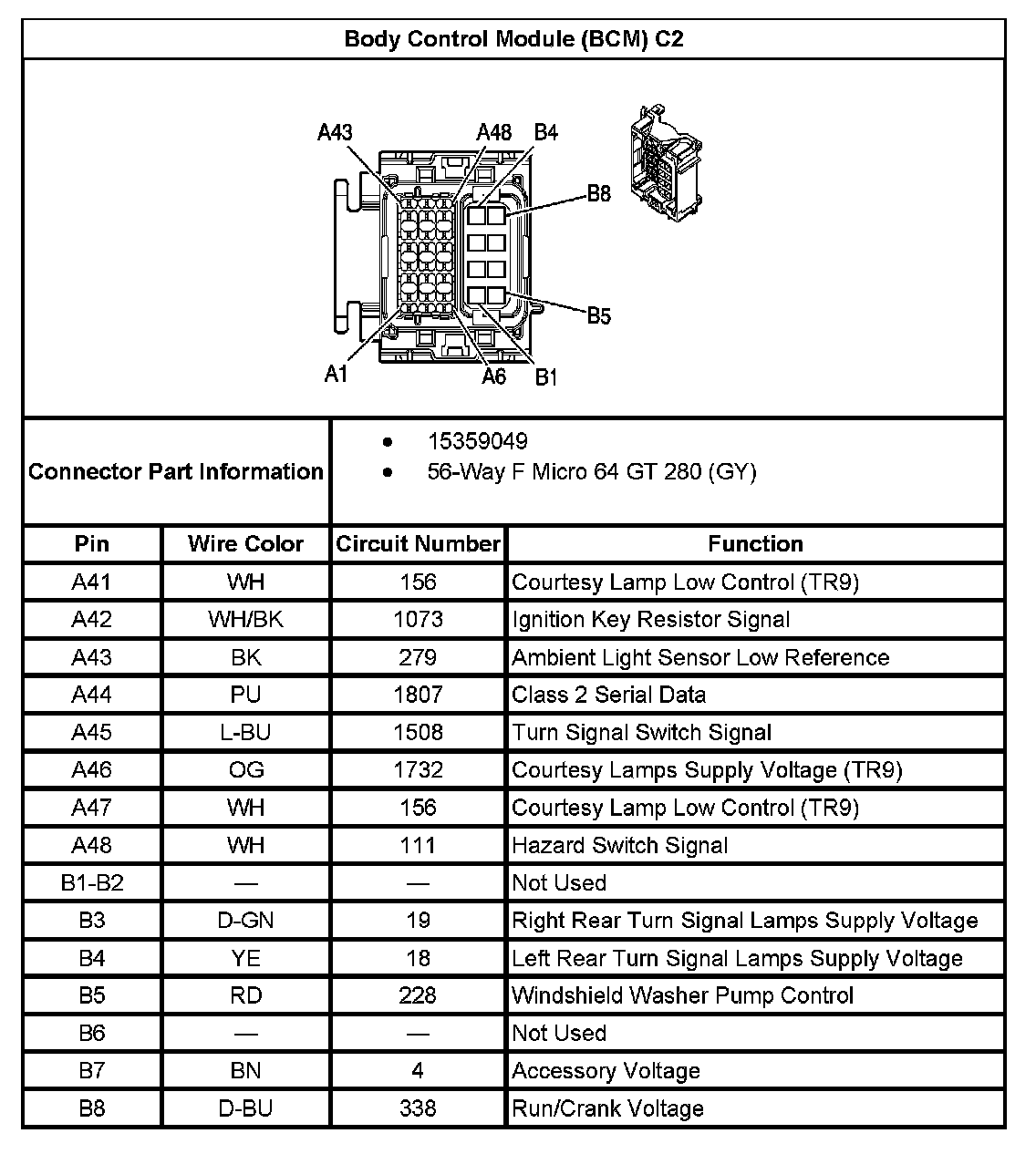 Factory service manual diagram