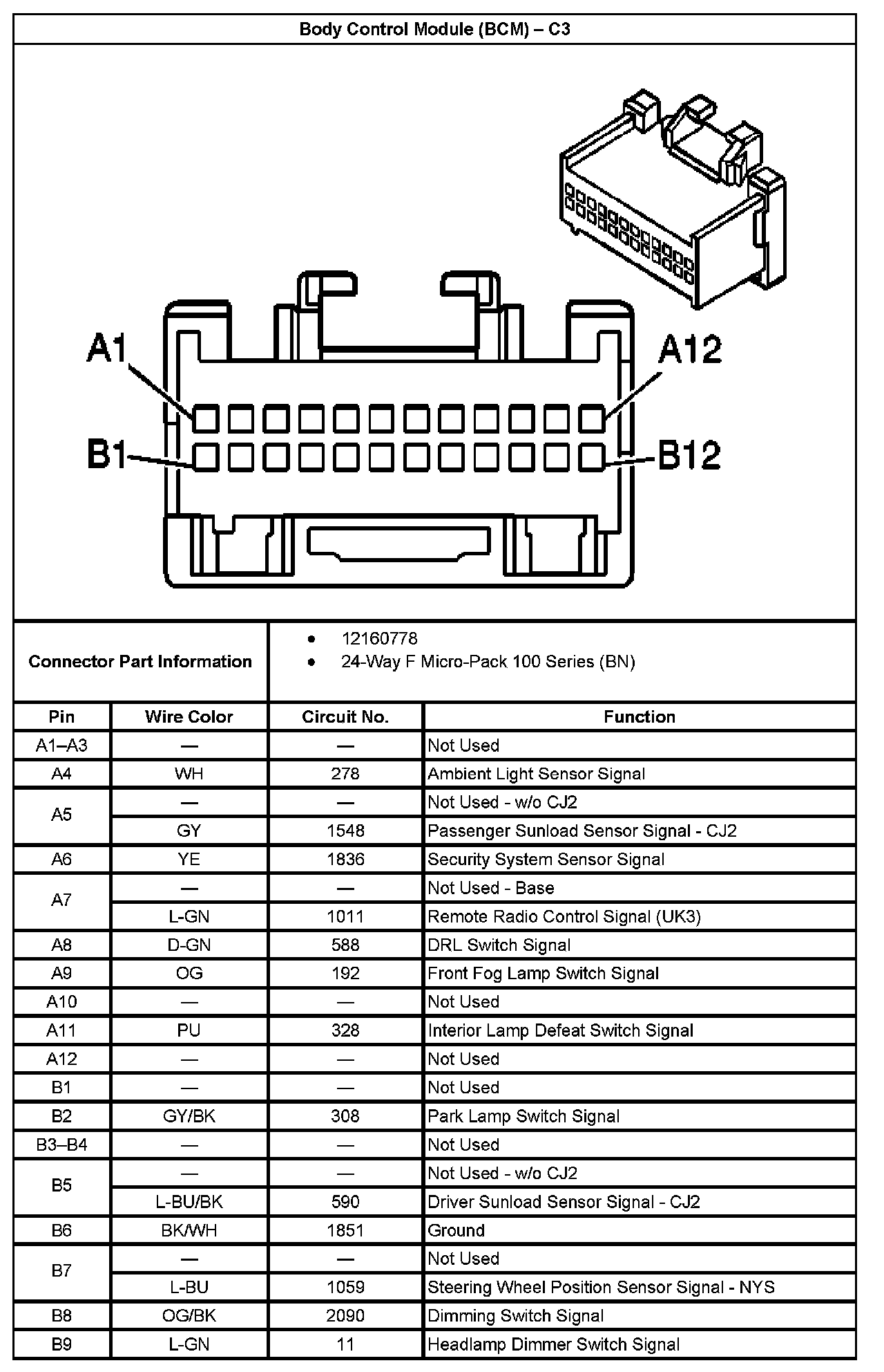 Factory service manual diagram