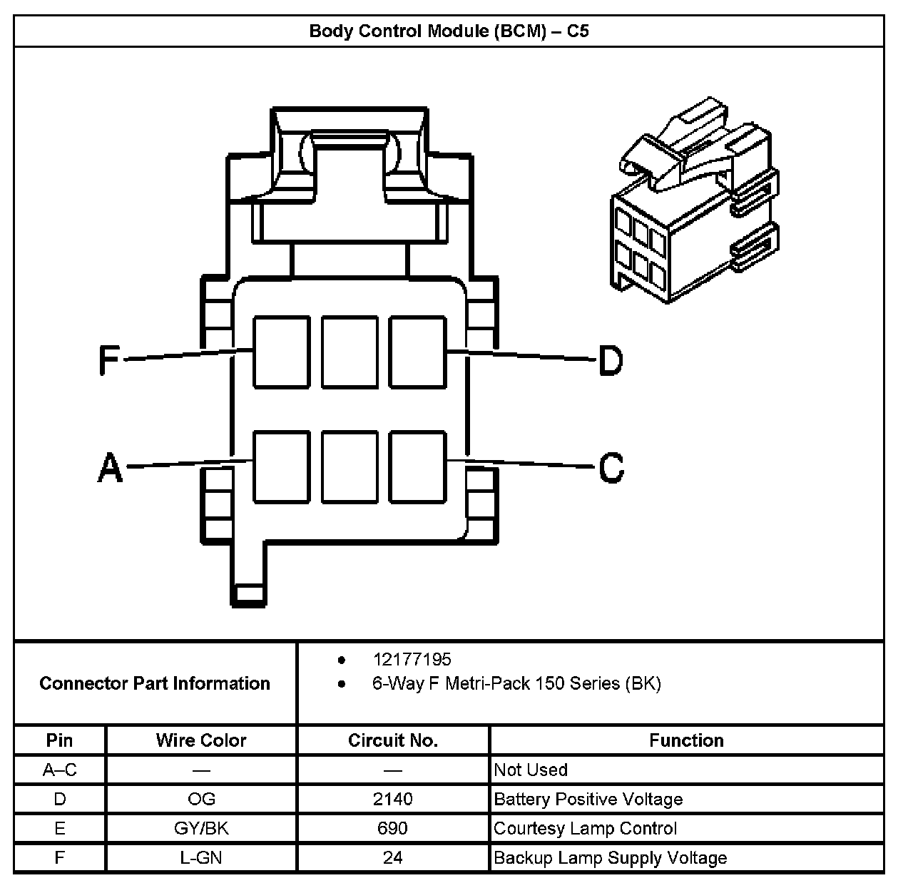 Factory service manual diagram