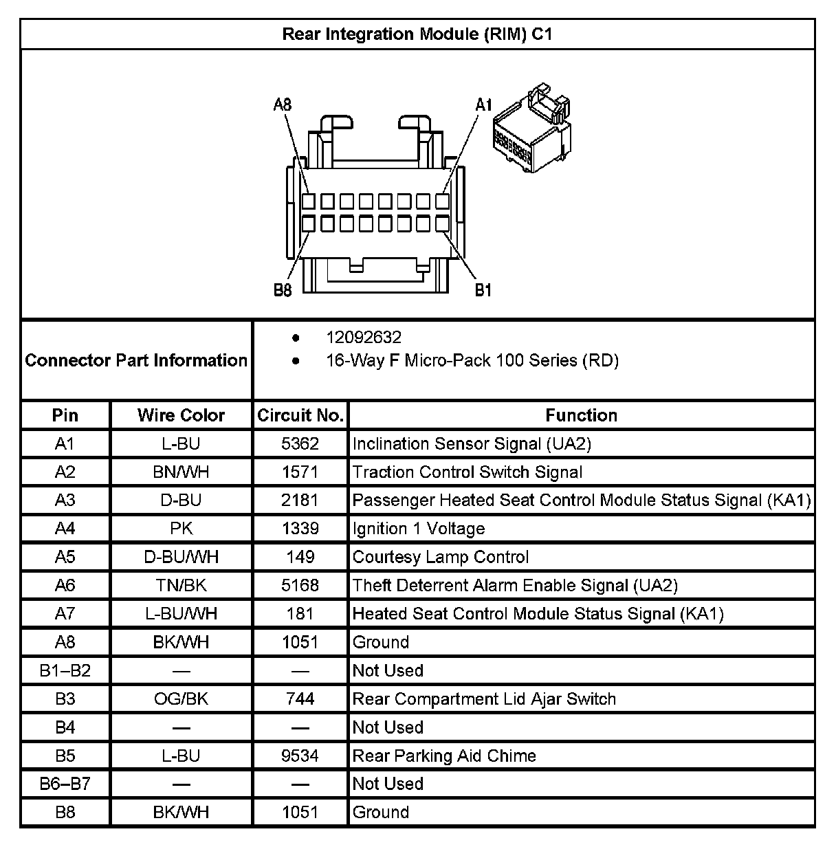Factory service manual diagram