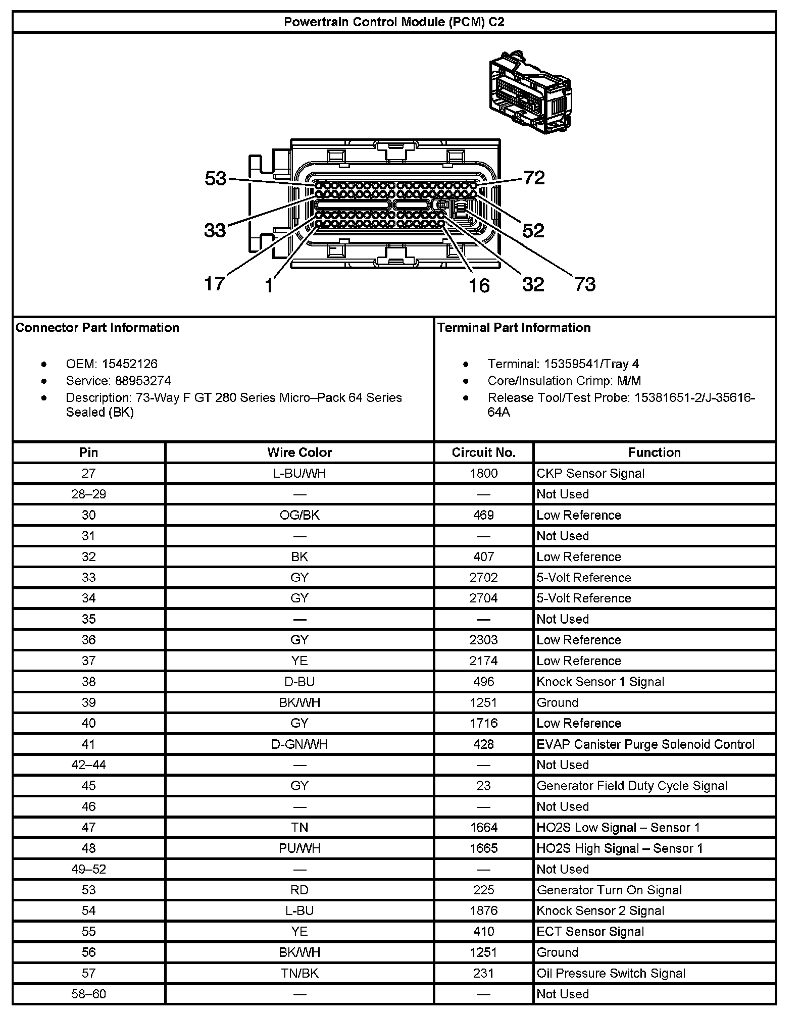 Factory service manual diagram