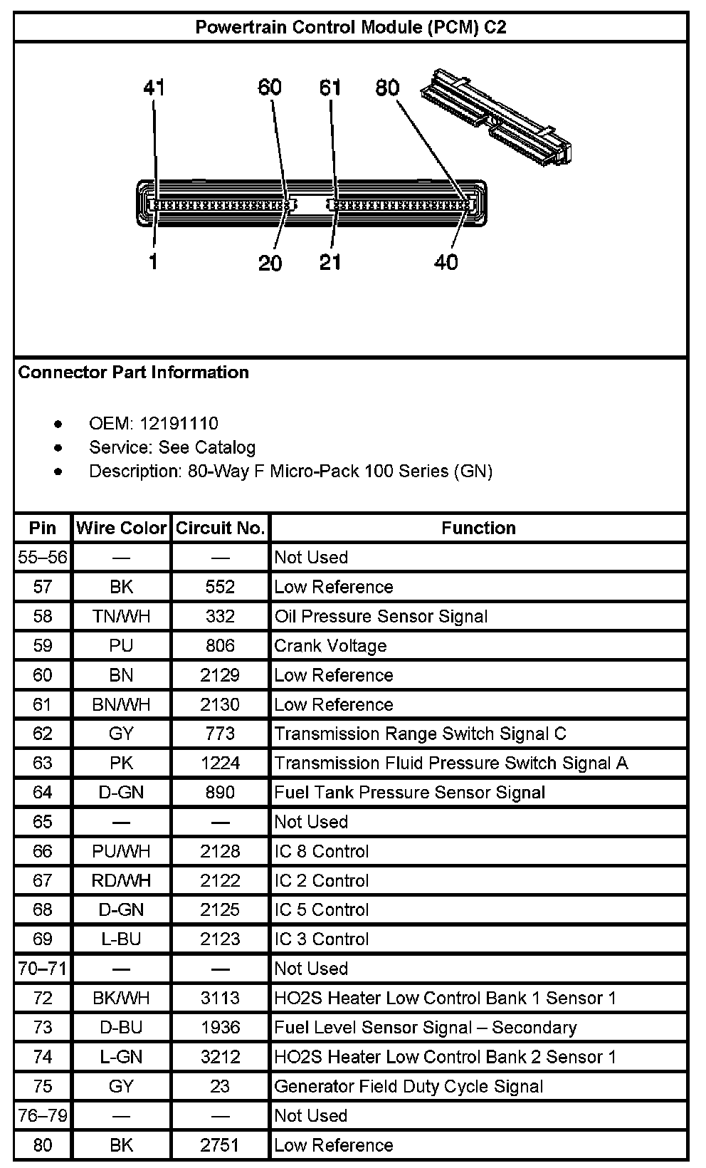 Factory service manual diagram