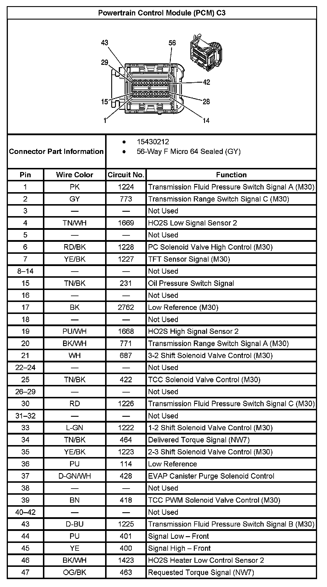 Factory service manual diagram