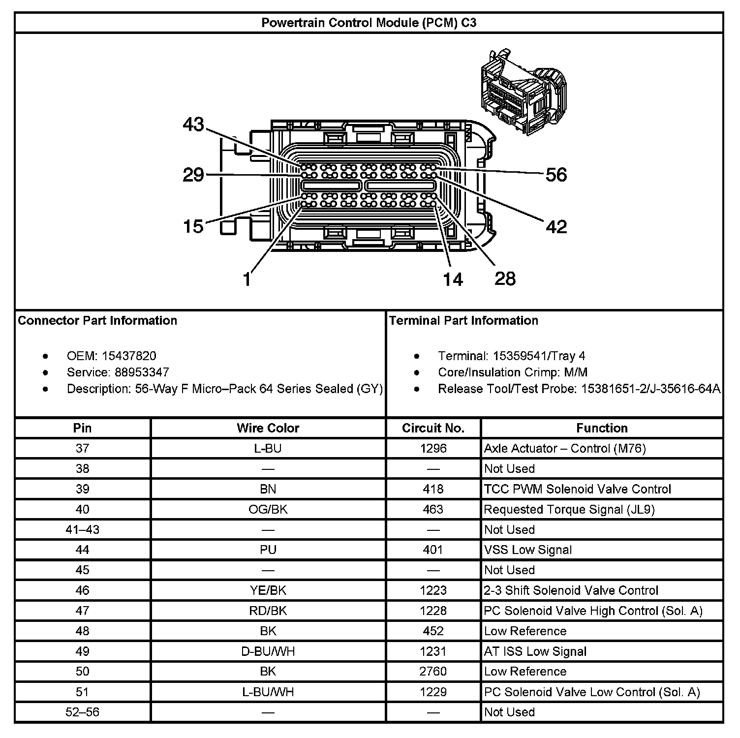 Factory service manual diagram