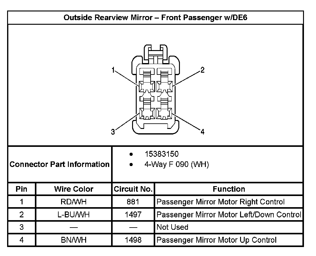 Factory service manual diagram