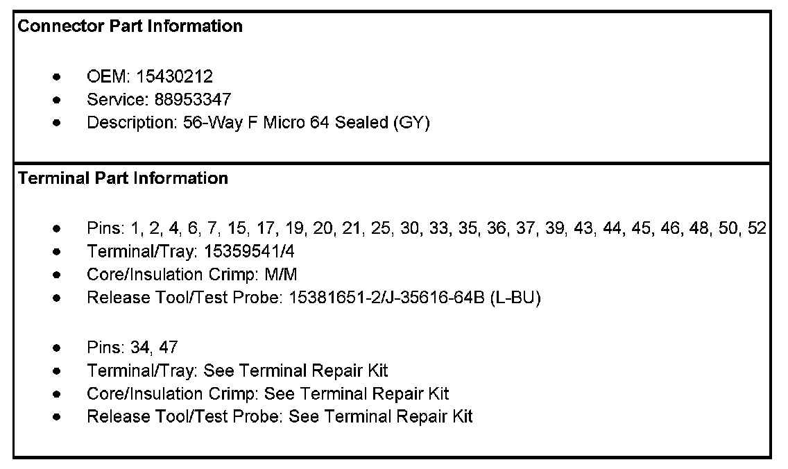 Factory service manual diagram