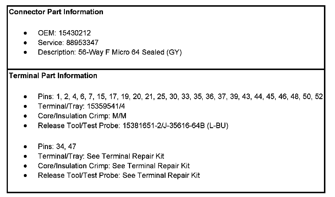 Factory service manual diagram