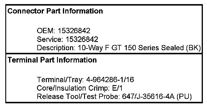 Factory service manual diagram