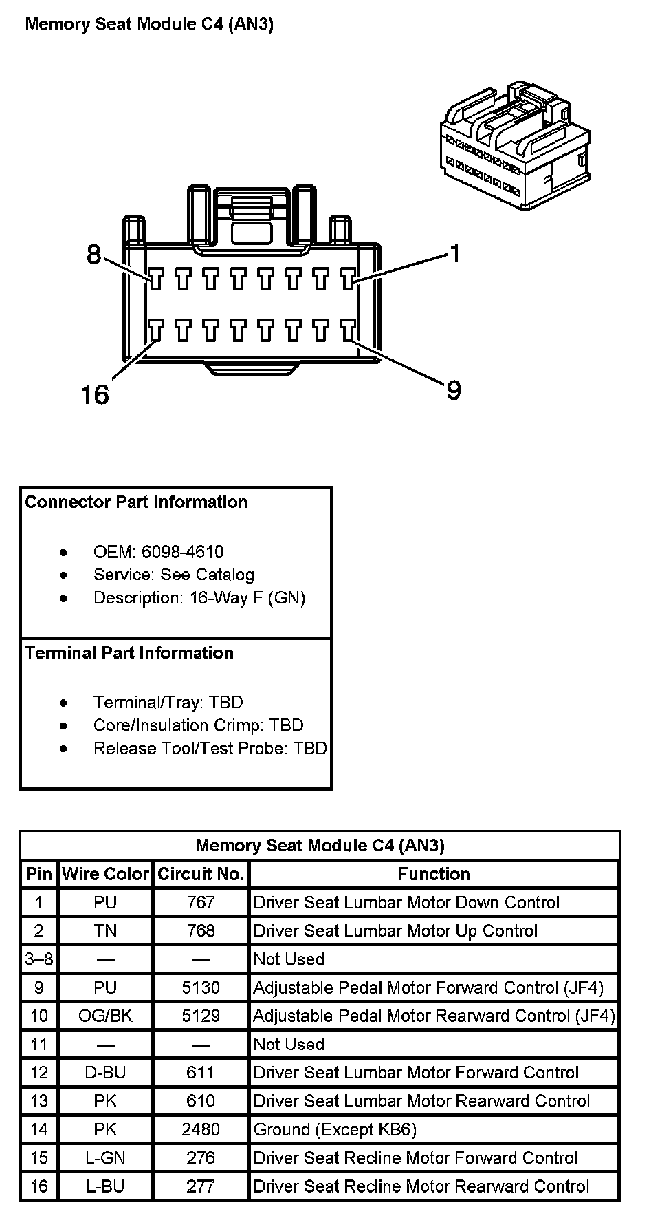 Factory service manual diagram