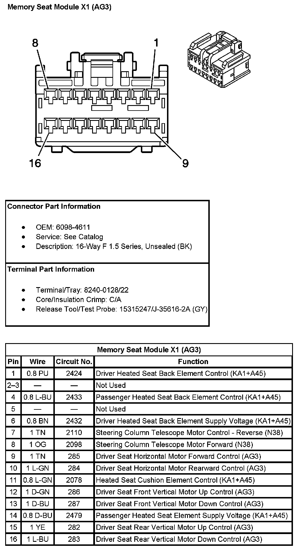 Factory service manual diagram