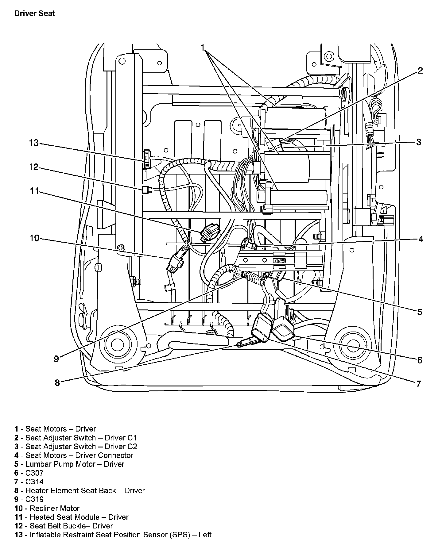 Factory service manual diagram
