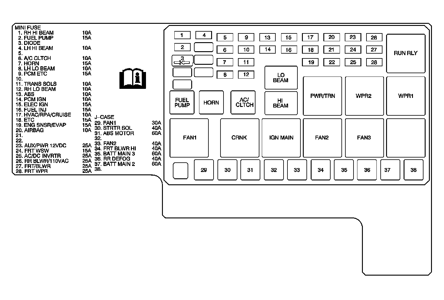 Factory service manual diagram