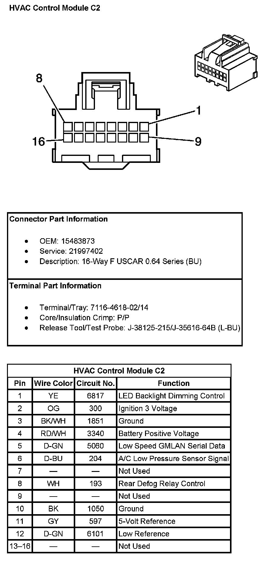 Factory service manual diagram