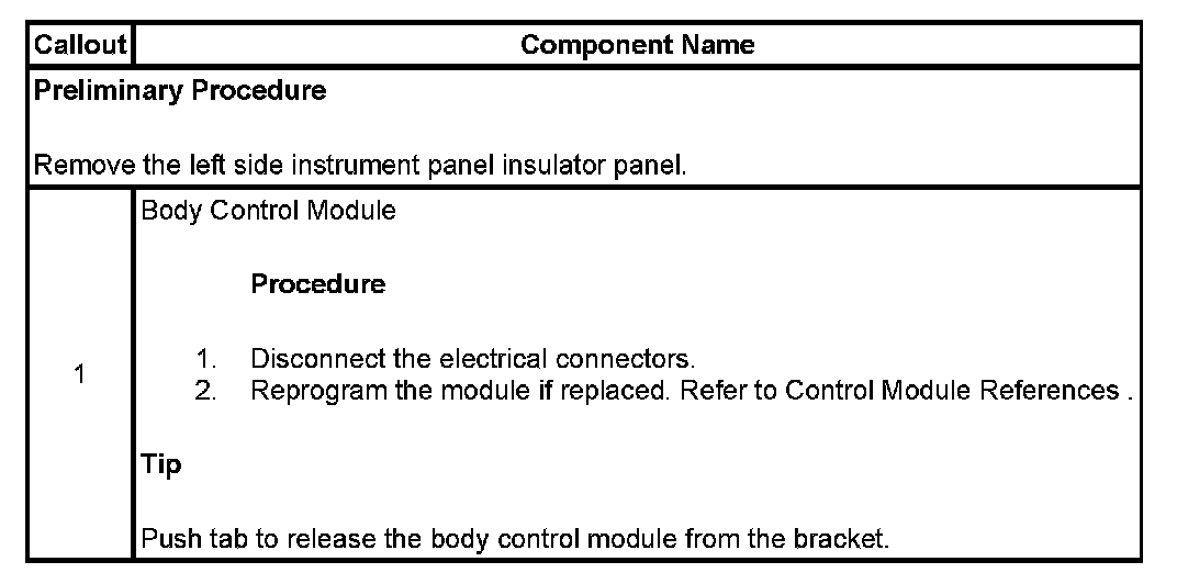 Factory service manual diagram