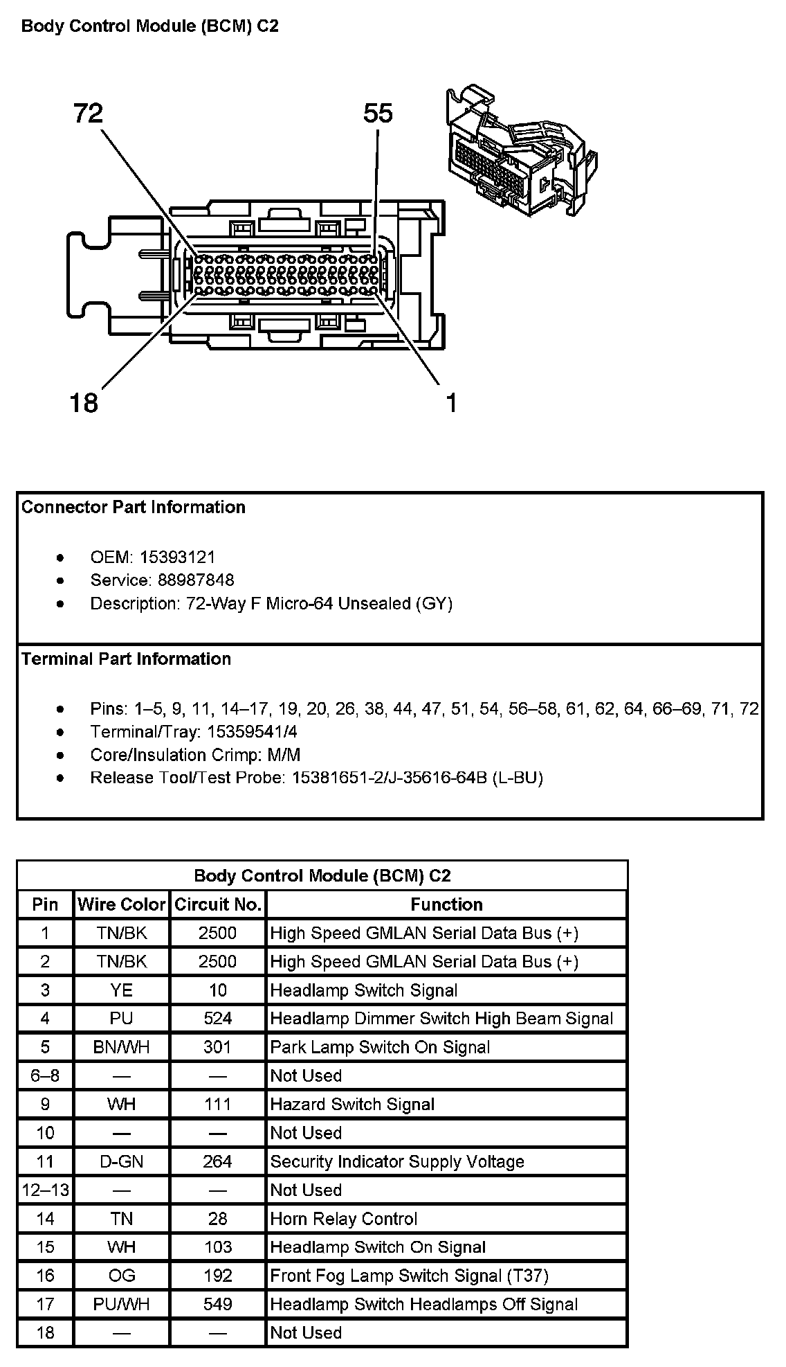 Factory service manual diagram