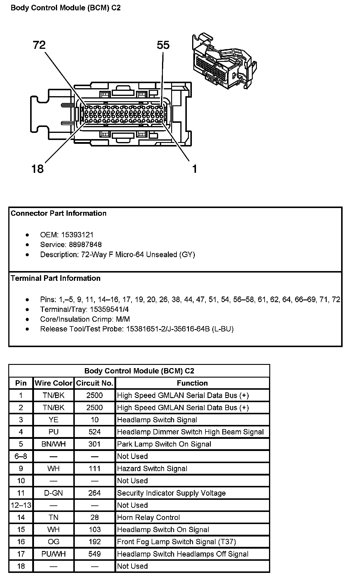 Factory service manual diagram
