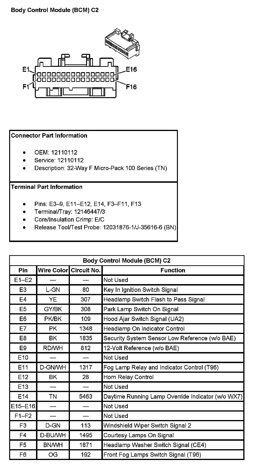 Factory service manual diagram