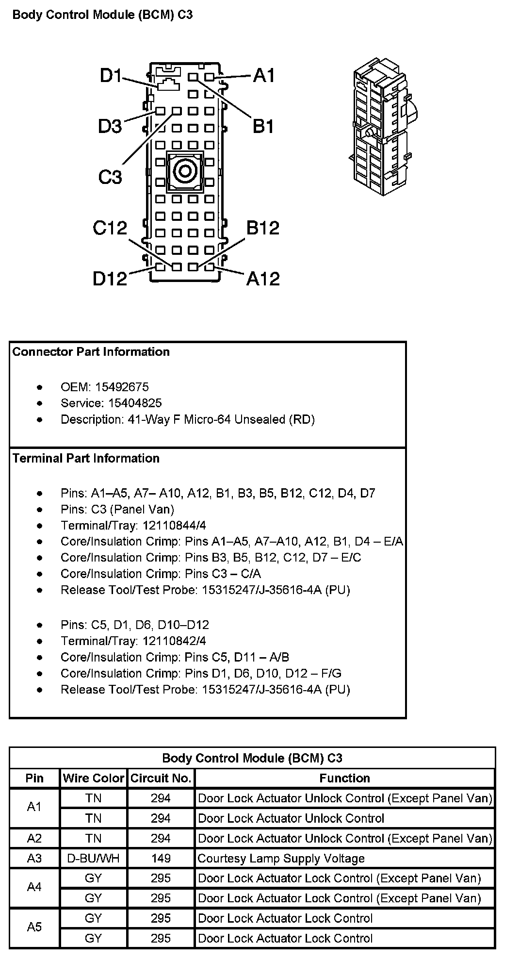 Factory service manual diagram