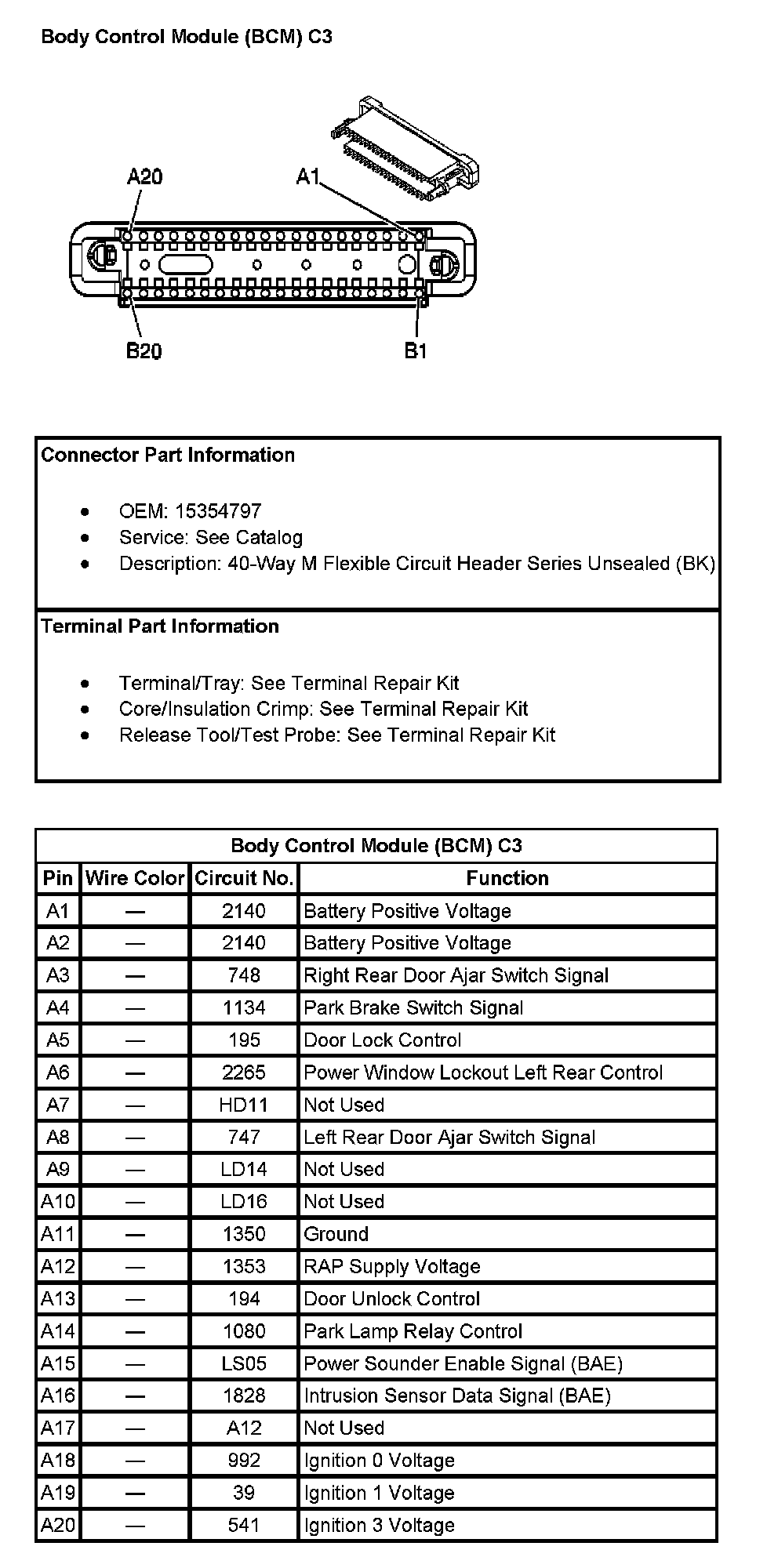 Factory service manual diagram