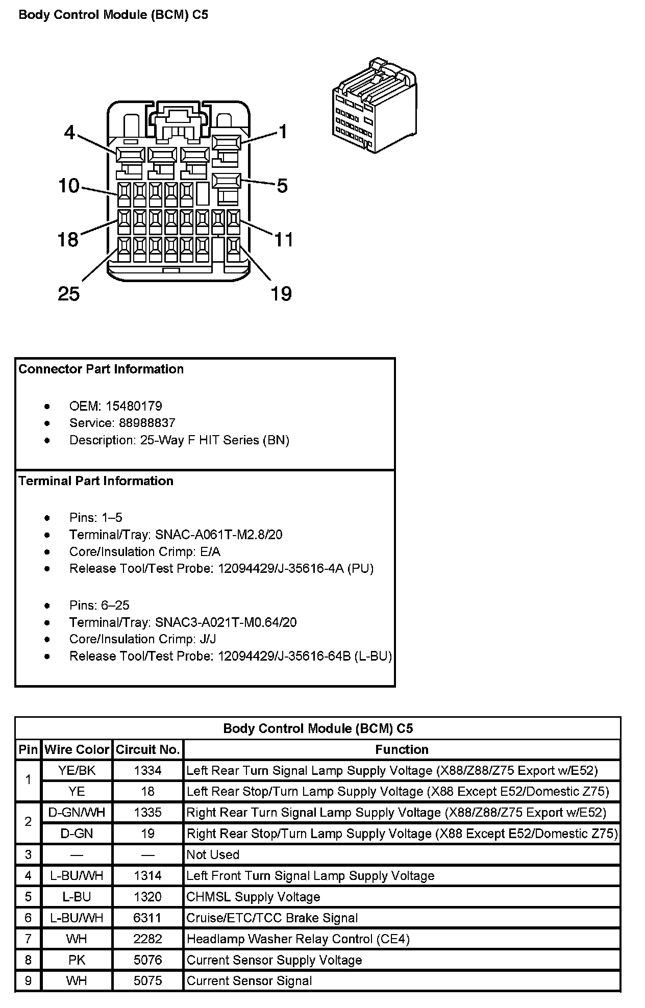 Factory service manual diagram