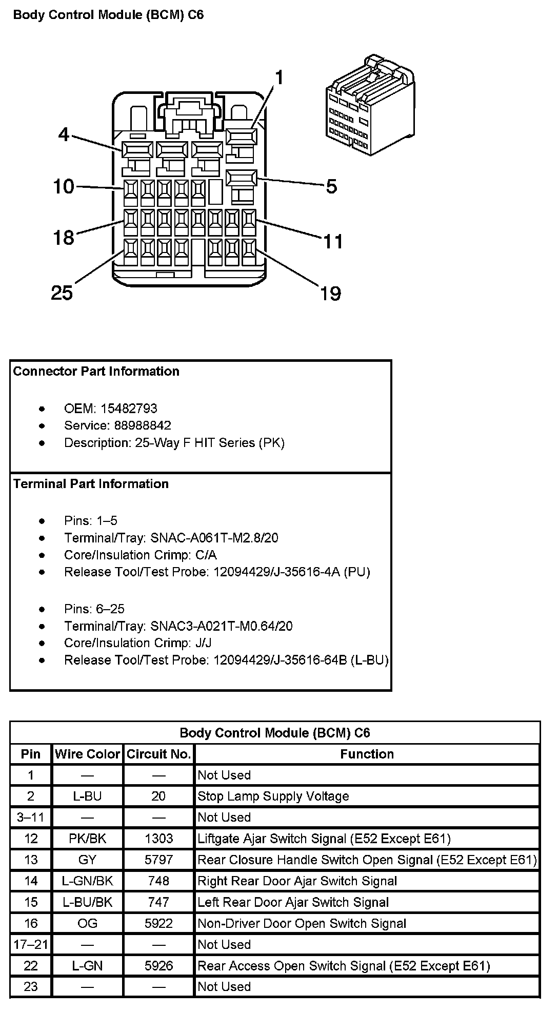 Factory service manual diagram