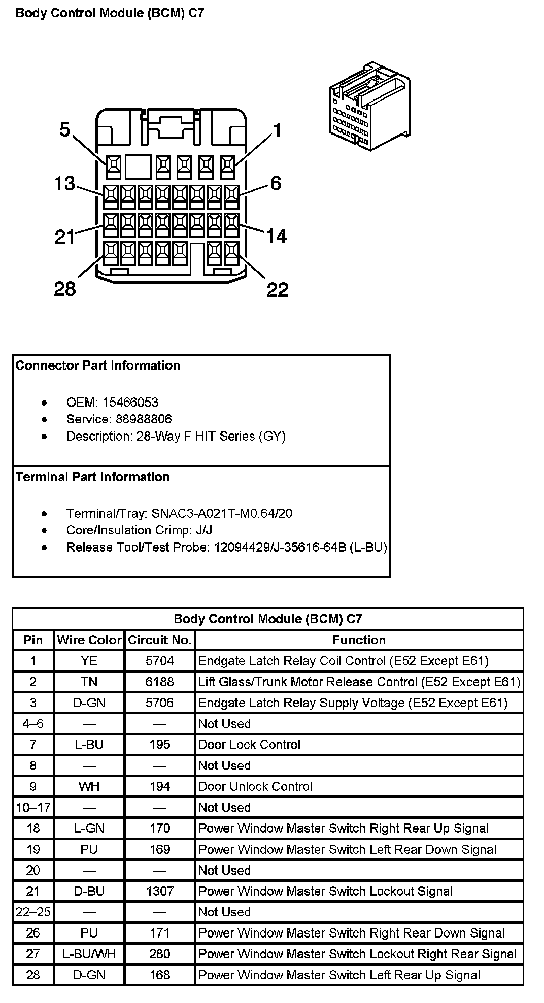 Factory service manual diagram