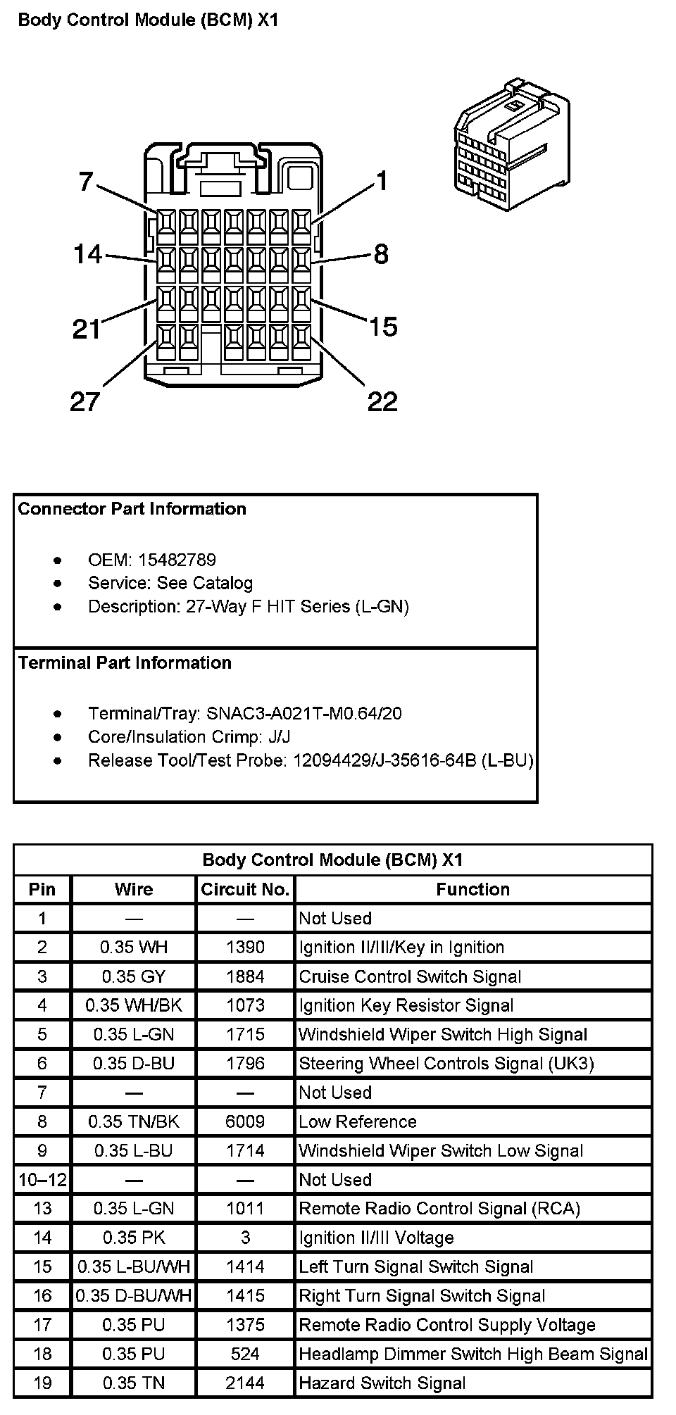 Factory service manual diagram