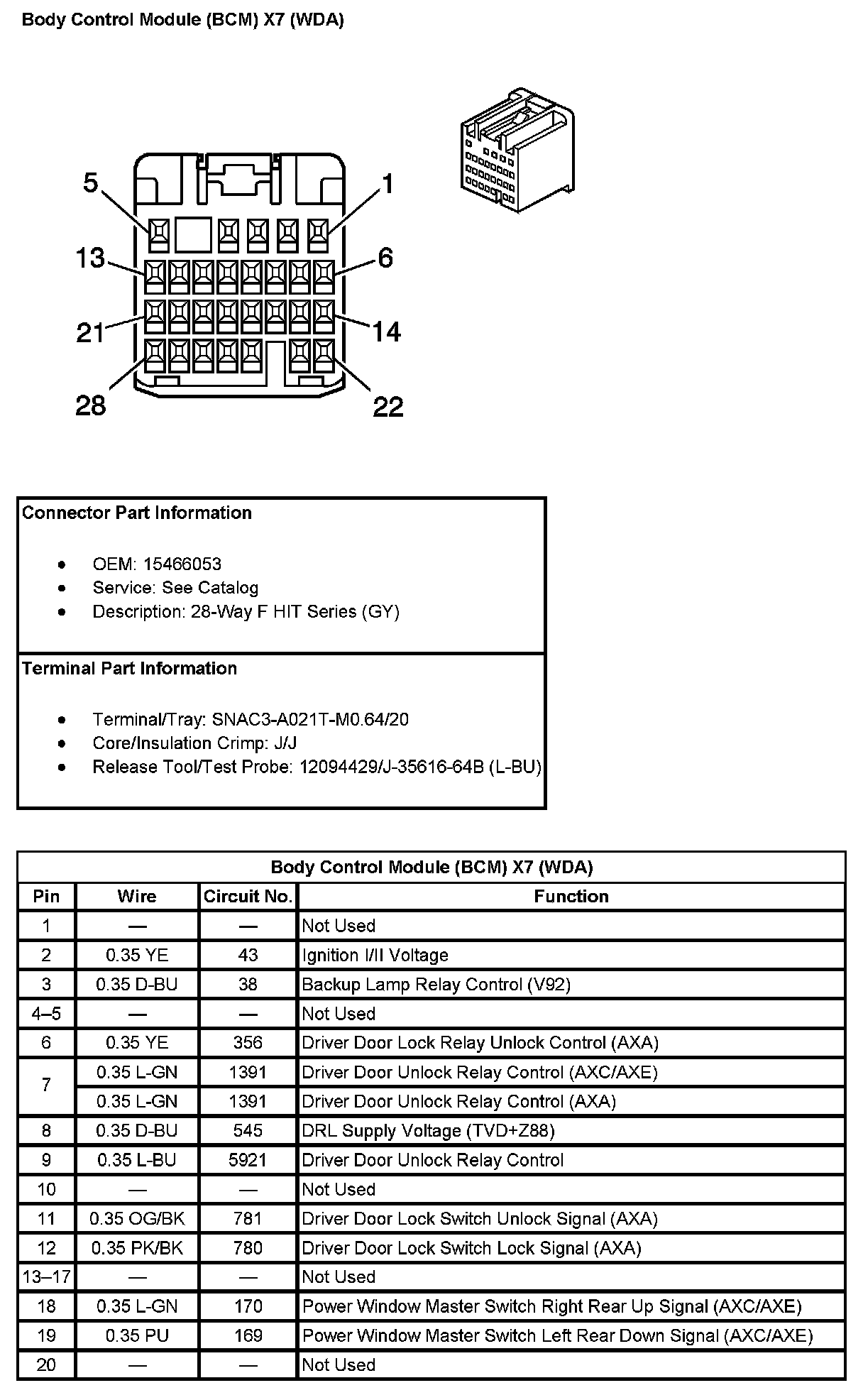 Factory service manual diagram