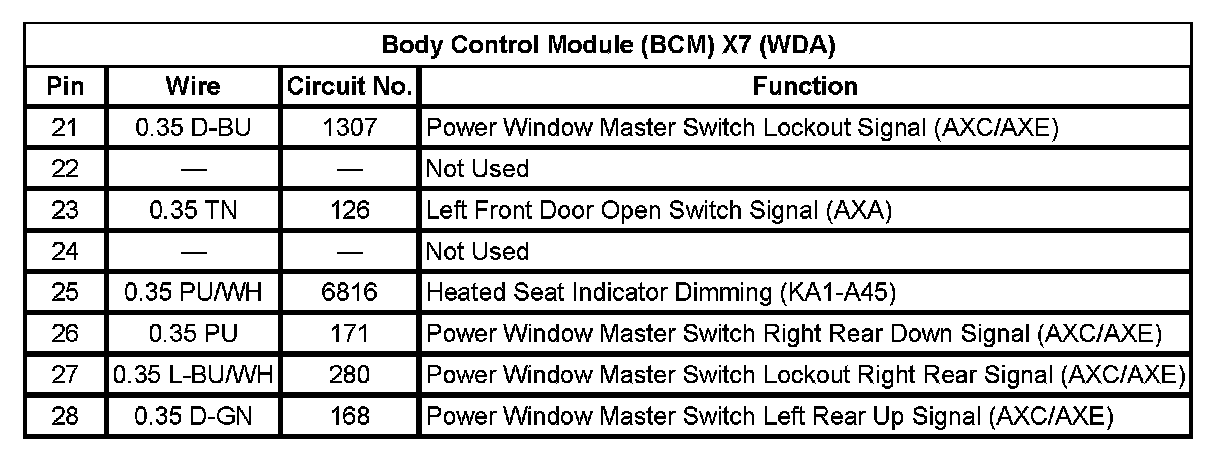 Factory service manual diagram